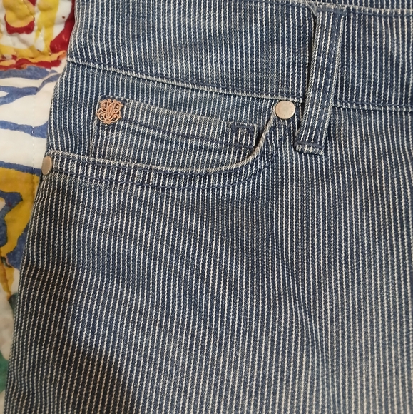 Bandolino Denim - Bandolino Blue Denim Pinstripe Jeans